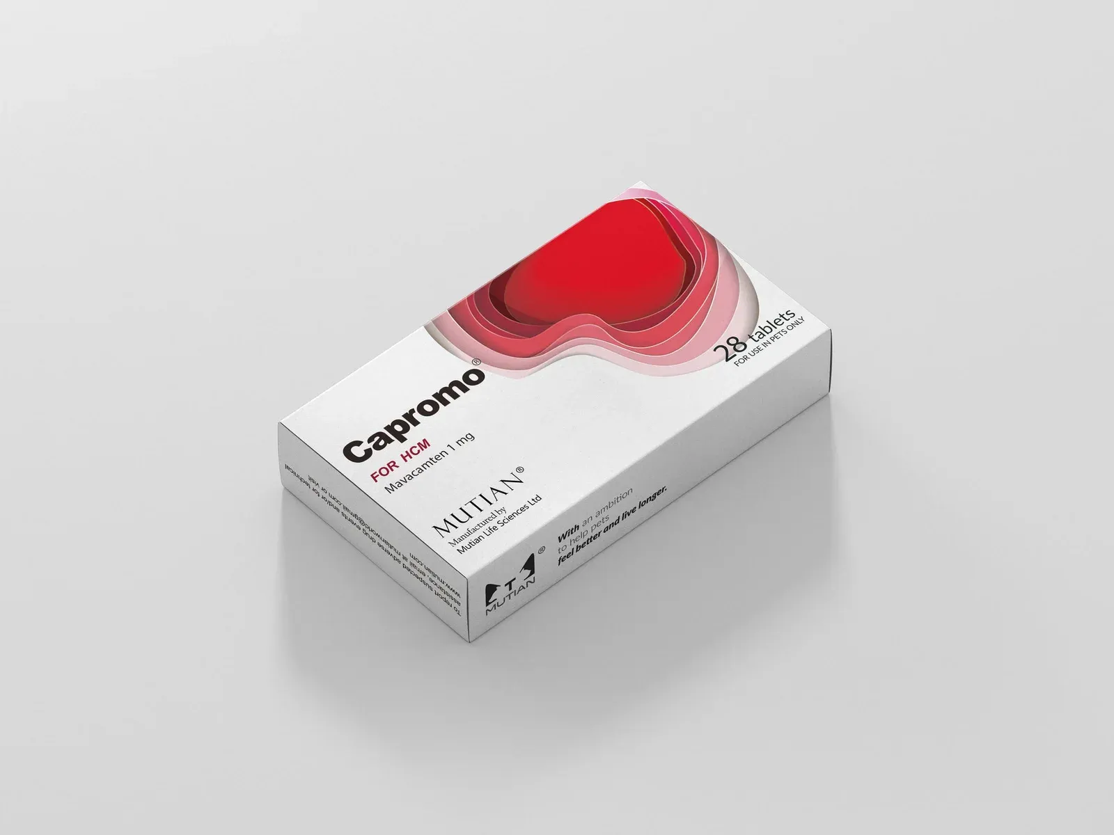 MUTIAN Capromo product box for HCM, clean studio shot
