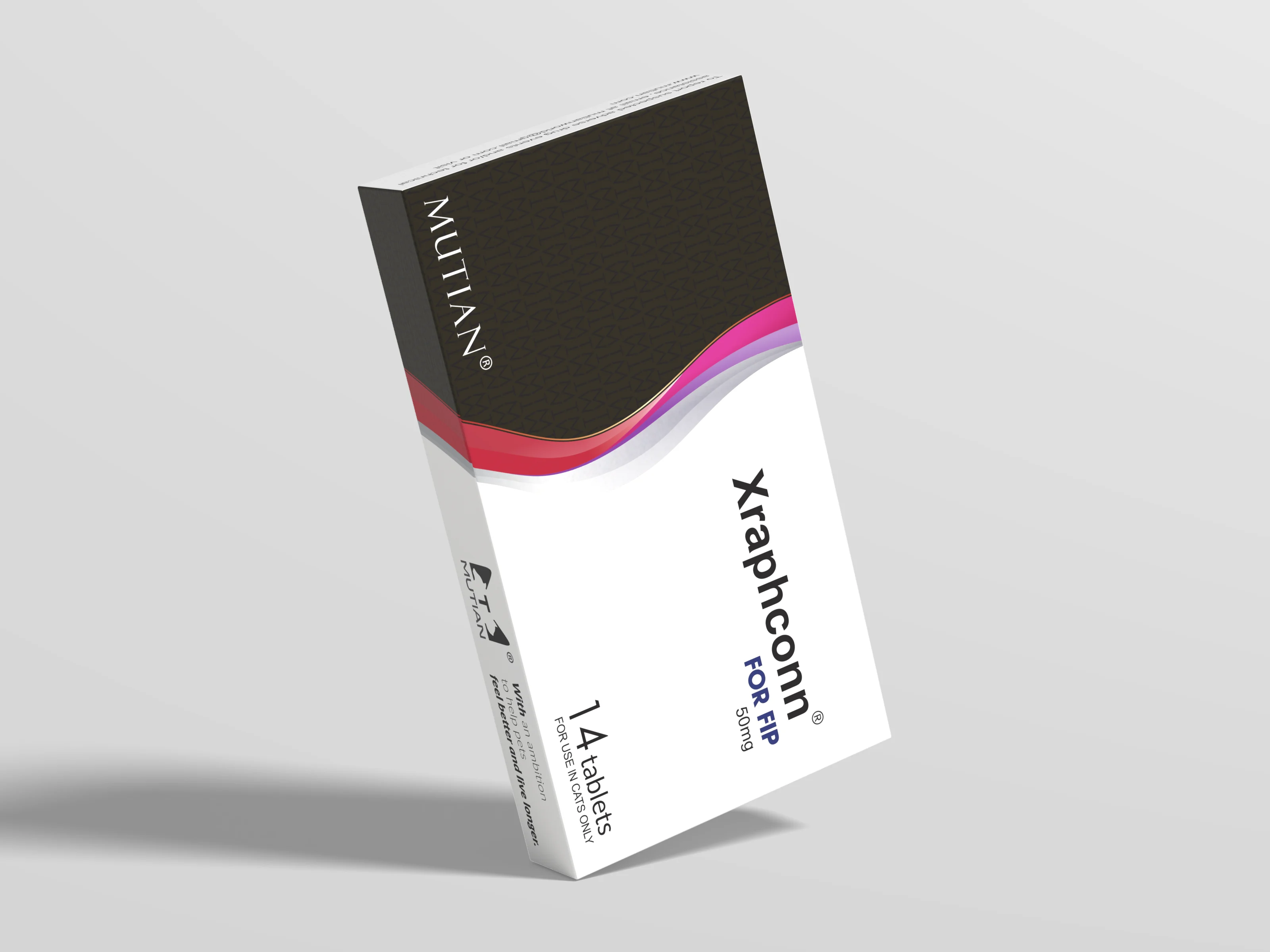 Xraphconn carton, 50 mg strength — front face